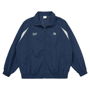 Mentmate 25AW 秋冬复古百搭拼接运动风教练夹克男宽松BF休闲外套