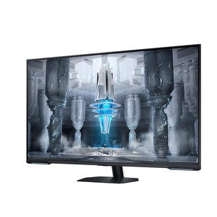 三星43寸miniled显示器4k144hz电脑屏幕ps5游戏带音箱S43CG700NB