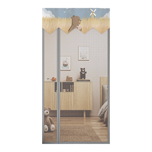 全磁条防蚊门帘侧开磁性夏季2026新款通风家用入户大门磁吸条强力