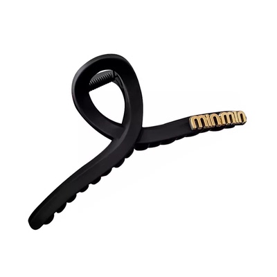 黑色2024新款小众后脑勺鲨鱼夹