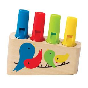 Hape彩虹排笛儿童笛子口哨玩具宝宝益智音乐吹奏幼儿园入门乐器