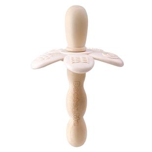 马博士婴儿花椒木磨牙棒原木3456个月以上宝宝咬咬牙胶防粘毛玩具