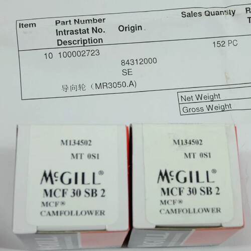 【请询价】MCGILL MCF-30-SB-2 雷勃全新轴承 Swis