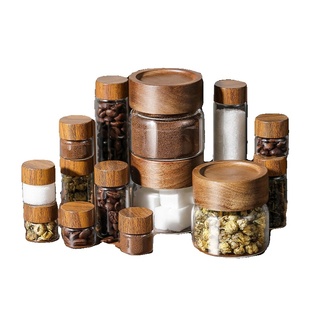 迷你咖啡豆玻璃罐咖啡粉密封罐储存罐食品级小号便携分装瓶茶叶罐