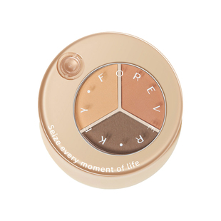 Foreverkey易如反掌三色眼影盘新款大地色日常淡妆彩妆官方正品女