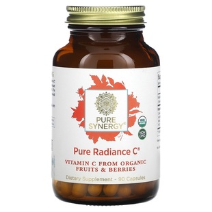 Pure Synergy天然维生素C90粒野生浆果免疫力有机果萃活力维c