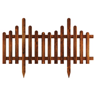 花园白色栅栏菜园子围栏庭院装饰小篱笆幼儿园户外花坛防腐木护栏