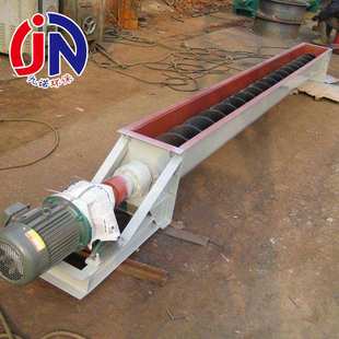 厂家定制上料碳钢U型螺旋输送机 水泥输送机蛟龙输送设备 管式