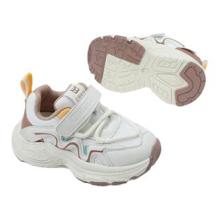 英贝米尼轻稳运动鞋春春款男童鞋子防滑软底宝宝鞋透气女童老爹鞋