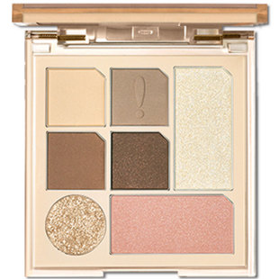 稚优泉眼影盘大地色哑光七色磁盘高光紫色粉色爆闪哑光一体盘正品