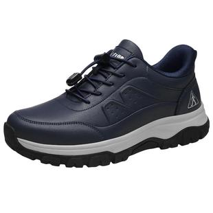 足力健旗舰店2025年冬季新款软底舒适散步老人鞋中老年爸爸健步鞋