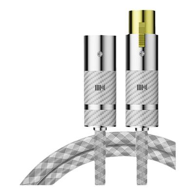 开博尔纯银XLR卡侬公对母音频线