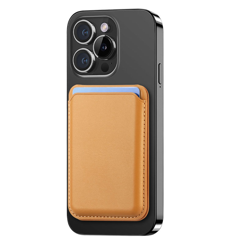 磁吸卡包适用iphone15promax手机壳背吸三星s24ultra华为小米十3配件magSafe多功能背贴万能皮革卡套支架新款