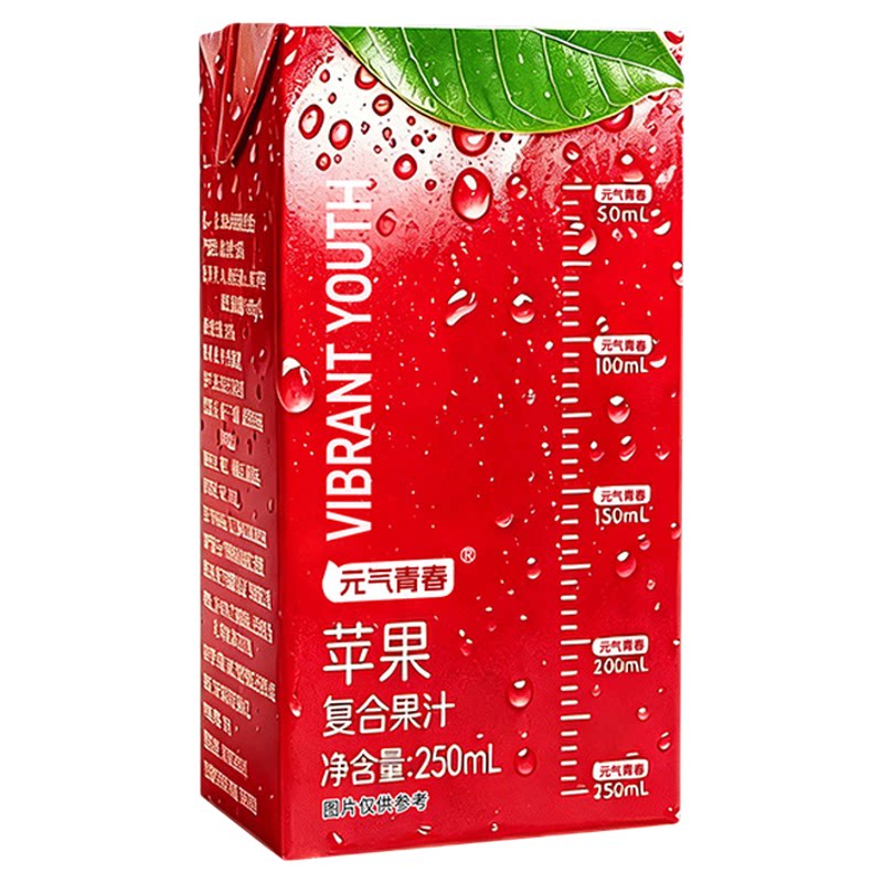 苹果汁20盒果香浓郁甄选鲜果酸甜