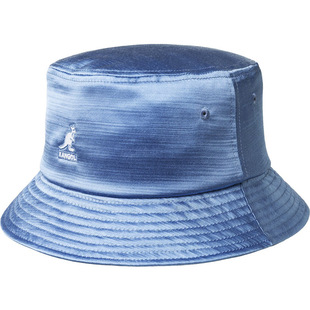 Kangol Liquid Mercury Bucket袋鼠新款丝绸质感帆布平顶渔夫帽子
