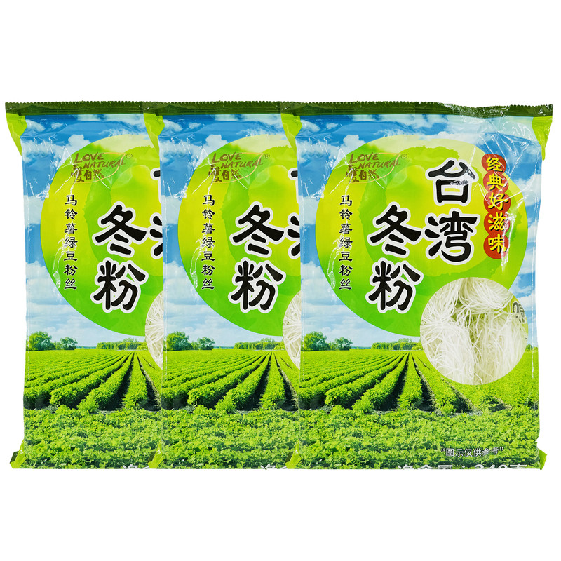 爱自然冬粉台湾原产240g方便速食