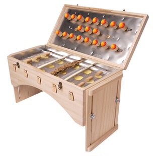 艾灸盒木制通用全身仪器一体机无烟新款家用中医院美容院专用熏箱