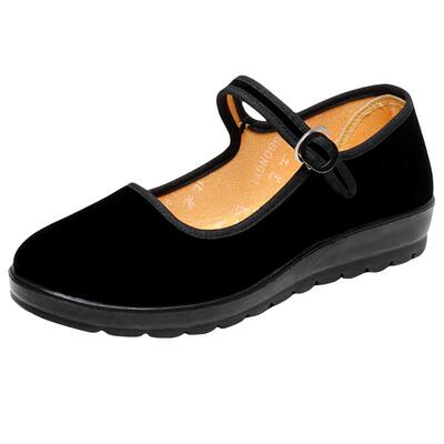 老北京布鞋女鞋单鞋低跟跳舞鞋