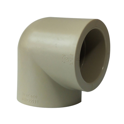 联塑牌PPR水管配件40 50 63 75 90 110mm等径弯头 正弯 配件 灰色