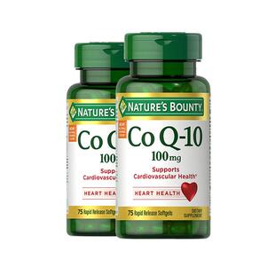 Nature&rsquo;sBounty自然之宝辅酶10软胶囊100mg75粒*2瓶进口