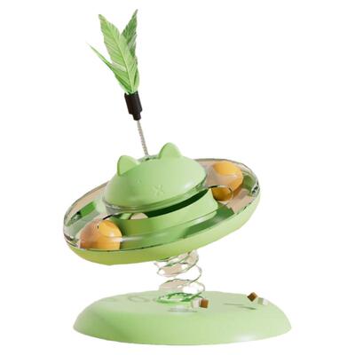 杭伊宠物猫玩具逗猫棒猫转盘漏食