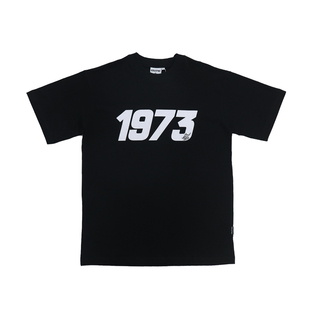 SOULSTYLE原创“1973”嘻哈街舞说唱HipHop圆领宽松小领口短袖T恤