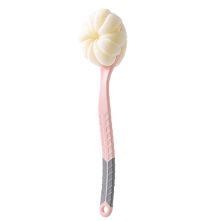 二合一搓澡神器洗澡刷双面长柄软毛搓澡巾搓背不求人后背沐浴刷子