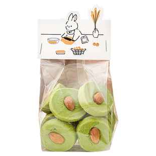 曲奇饼干包装袋卡头糖果烘焙零食透明塑料贴纸食品雪花酥蛋糕打包