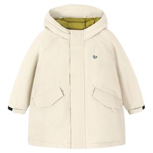 【真心绒】迷你巴拉男女童羽绒服三防透湿保暖连帽加长外套2025冬