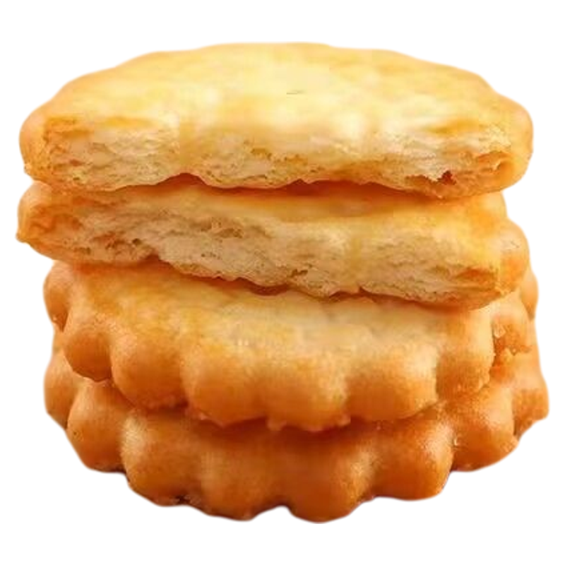 日式海盐小饼干网红日式小圆饼休