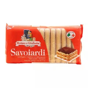 现货安诺尼 梁山伯手指饼干提拉米苏原料意大利原装进口200g 饼干