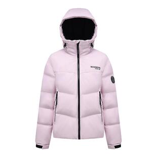 双11预售|波司登女士短款运动面包服宽松运动风连帽加厚外套潮流