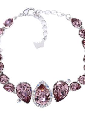 布兰水晶轻奢手链高级女豪华礼物