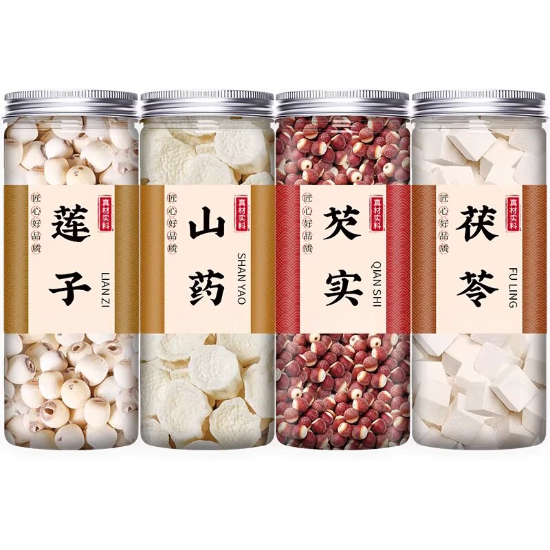 四神汤芡实茯苓山药莲子材料