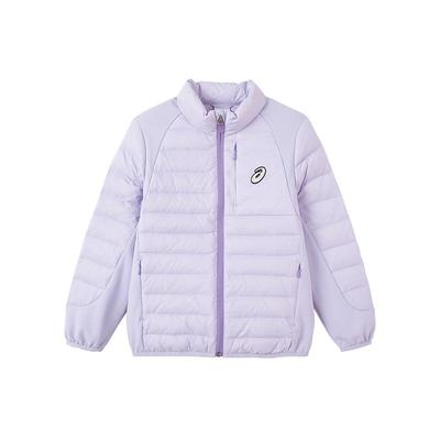 亚瑟士儿童羽绒服拼接弹力外套