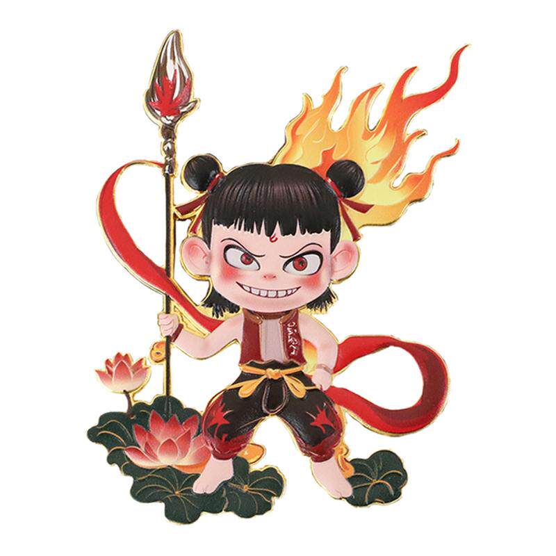 魔童哪吒敖丙金属加厚冰箱贴动漫风装饰文创纪念品伴手礼定制刻字