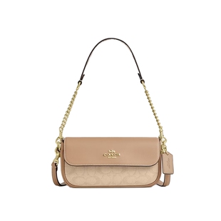 COACH/蔻驰官方 奥莱款Hailey 20女士单肩斜挎手提包法棍包CAN94