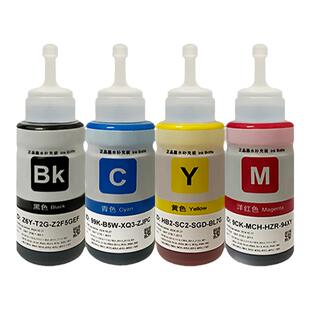 适用爱普生墨水672四色L380L310L360L1300L130L351L313L383L363L565L485L455黑色连供彩色打印机补充装非原装