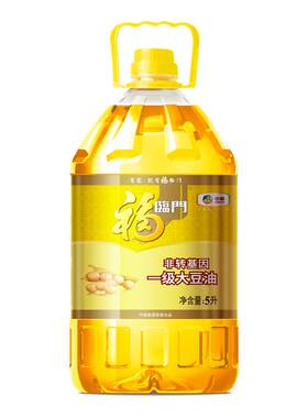 福临门非转基因一级5l中粮大豆油