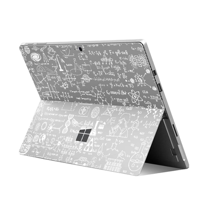 微软Surface PRO9贴纸白色透明磨砂背膜PRO8/7/6/5/4机身外壳保护贴膜个性创意透明白图背贴膜