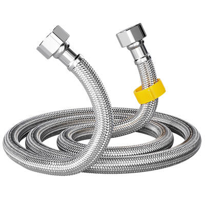 304不锈钢编织软管4分金属高压防爆管冷热马桶热水器连接管进水管