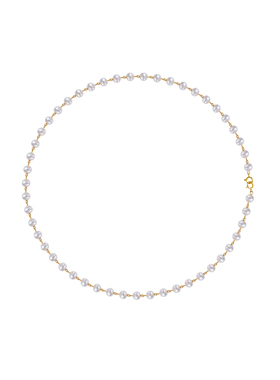 淡水珍珠扭扭链女长款项链毛衣链