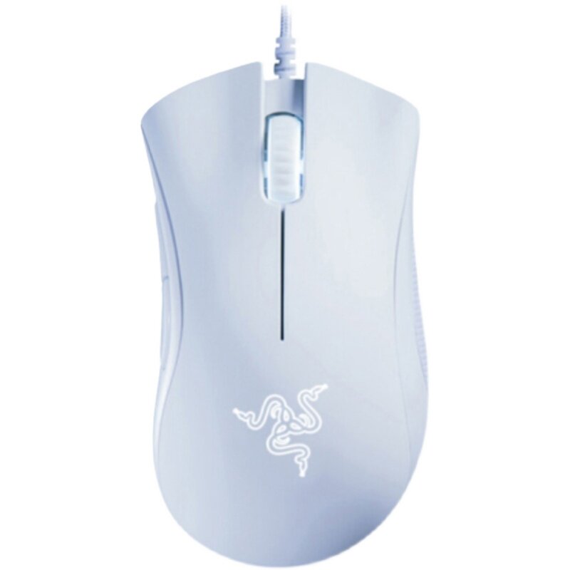 Razer雷蛇 炼狱蝰蛇标准版6400DPI黑色白色有线大手电竞游戏鼠标
