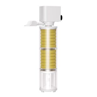 鱼缸过滤器三合一净水循环免换水内置潜水泵吸便增氧圆形小型透明