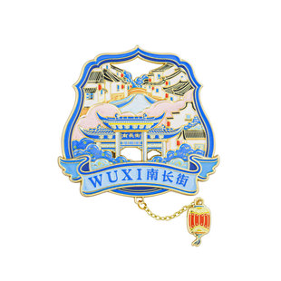 无锡金属冰箱贴磁吸鼋头渚南长街玉飞凤三国水浒南禅寺惠山古镇