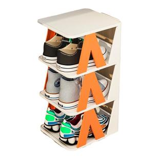 简易鞋架门口鞋子收纳神器迷你办公室桌下小型窄空间寝室宿舍鞋柜