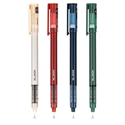 纽赛巨能写直液式中性笔考试专用