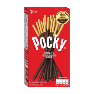 印尼进口格力高Pocky百奇巧克力曲奇涂层饼干棒抹茶草莓味小零食