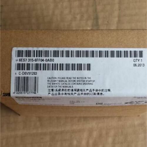 议价西门子 CPU模块 6ES7315-6FF04-0AB0 全新原装正品 PLC模块