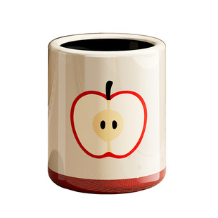 垃圾桶家用2025新款客厅卧室厨房厕所高颜值可爱纸篓办公室可移动